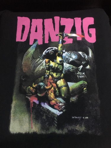 Imagen 1 de 3 de Danzig Thrall/demonsweatlive - Metal - Polera- Cyco Records