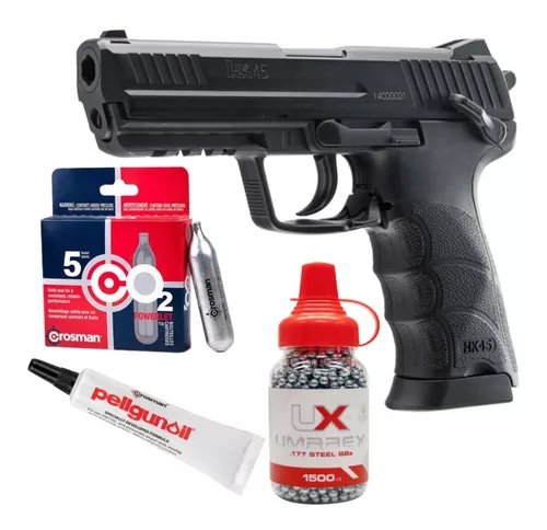 Pistola Crosman Co2 Umarex HK45, DEPORTIRO