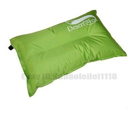 Almohada Inflable Automático Verde Al Aire Libre Verano Sies