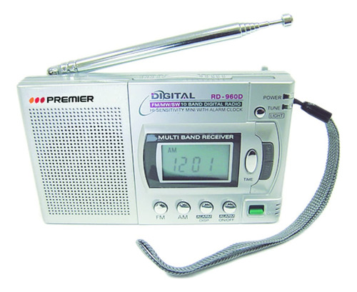 Radio Portatil Doble Banda Am/fm Rd-960d Con Alarma Garantia
