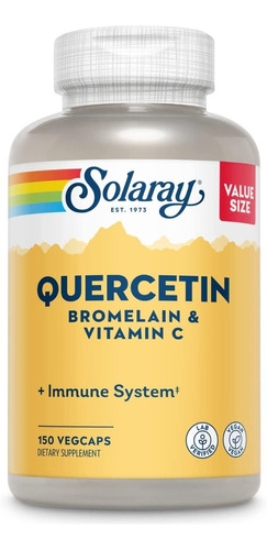 Qbc Plex Quercetina Y Bromelina 150 Capsulas Solaray