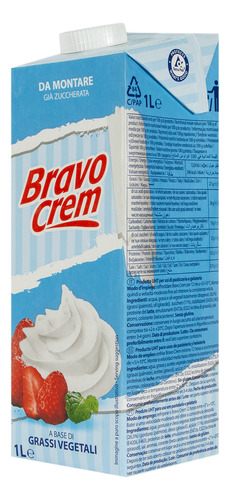 Crema Chantilly Bravo Crem (12 Un)