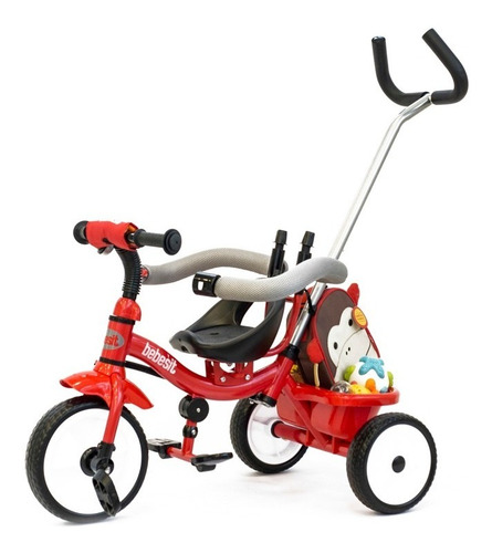 Imagen 2 de 6 de Triciclo Multifuncional Bebesit Joy Sl-1881 Rojo