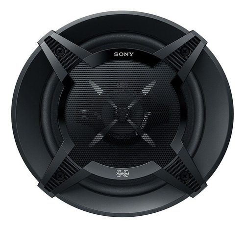 Alto-falantes coaxiais de 3 vias Mega Bass de 16 cm (6,3), cor preta