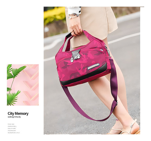 Bolsos Oxford Fash Medianos Impermeables Y Antipinchazos Par Color Gris