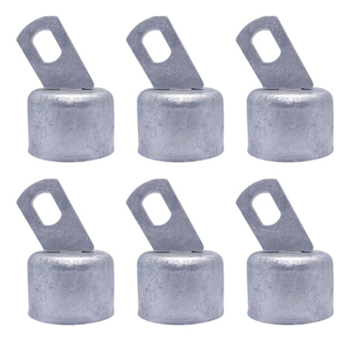 Link Link Fence Rail End Cap Galvanized Multifunción Plata