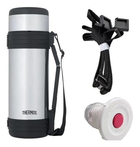 Termo Thermos Acero Inoxidable 1 Litro Con Manija Y Cuotas !
