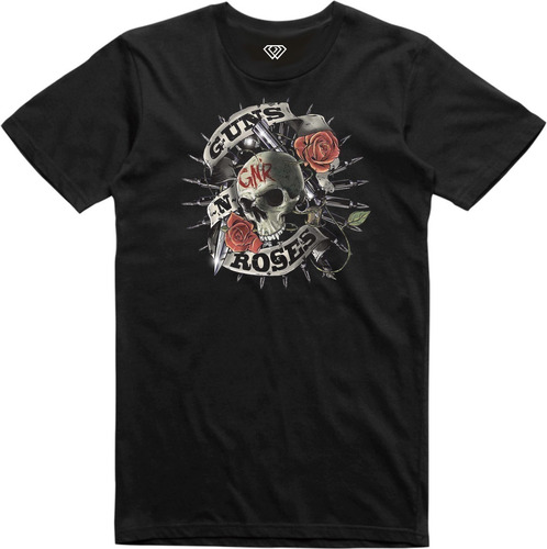 Playera T-shirt Negra Guns N' Roses Banda De Rock 06