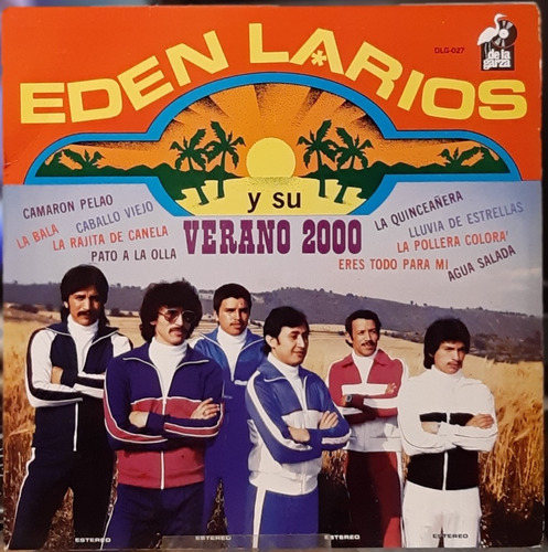 Disco Lp Edén Larios Y Su Verano 2000 Camarón Pelao 6375