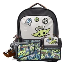 Comprar Kit Mochila Yoda Mandalorian Premium Lonchera Cartuchera