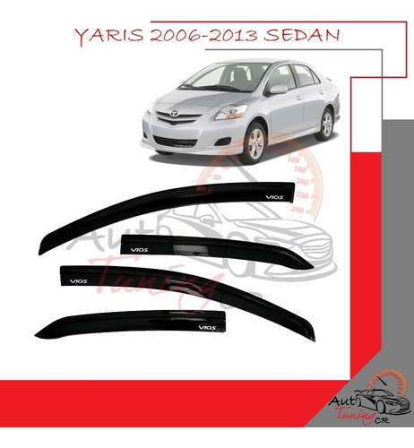 Botaguas Slim Toyota Yaris 2006-2013 Sedan