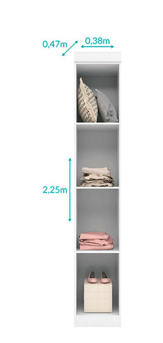 Guarda Roupa+modulo Aéreo + Cômoda+berço E + Colchão