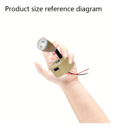 Luz De Lectura Led Ajustable, Iluminación Largo Negro