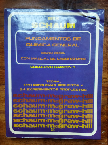 Fundamentos De Química General. Serie Schaum. Buen Precio 