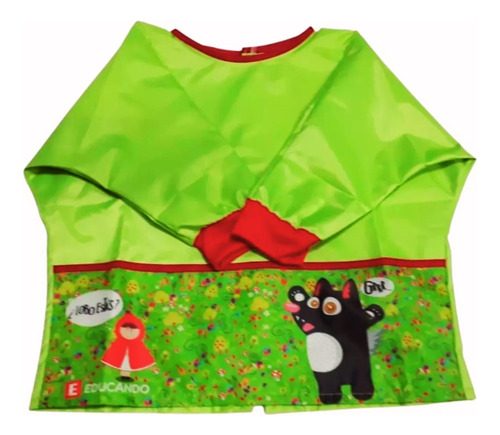 Pintorcito Estampado Dibujo Animales Impermeable Infantil Ed