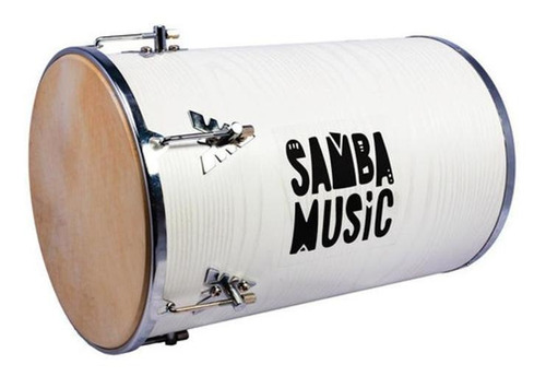 Imagem 1 de 1 de Rebolo (tantã) Phx Samba Music 50cm X 12pol Branco W. Animal