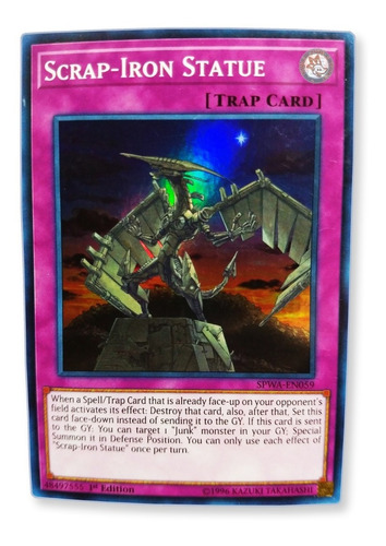 Yugi-oh! Scrap-iron Statue Spwa-en059 Super