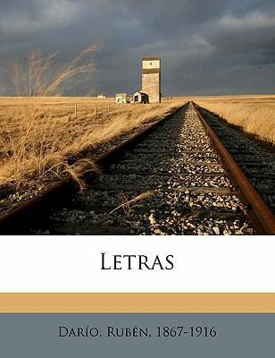 Libro Letras - Dario Ruben 1867-1916