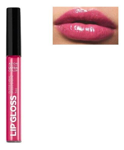 Batom Liquido Ultra Color Lip Gloss Labial 7ml - Avon Cor Rosa Wow