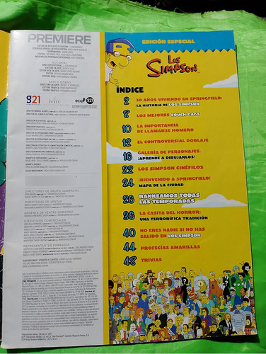 Revista De Los Simpson 30 Años (Usado)