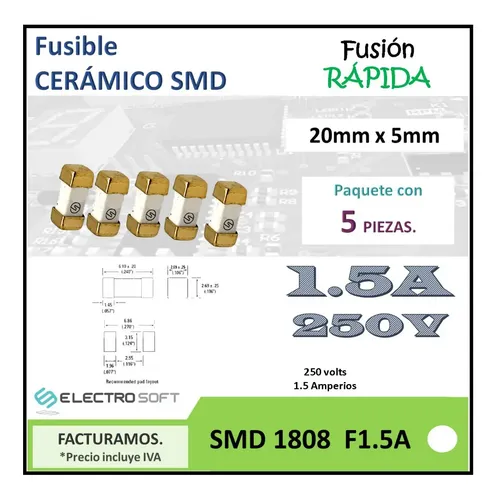 Lot De 50 Fusibles PTC SMD185-2 1,8A 33V - RAYCHEM, SMD, Neuf Old Stock