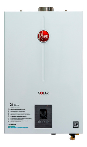 Calentador De Agua 21lt Gas Natural Tiro Forzado Dig Rheem