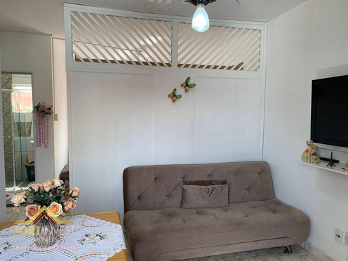 Imagem 3 de 10 de Kitnet Com 1 Dormitório À Venda, 36 M² Por R$ 150.000,00 - Canto Do Forte - Praia Grande/sp - Kn0326