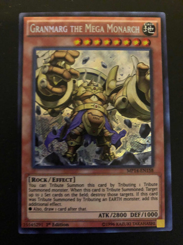 Yugioh! Granmarg The Mega Monarch Mp14-en158