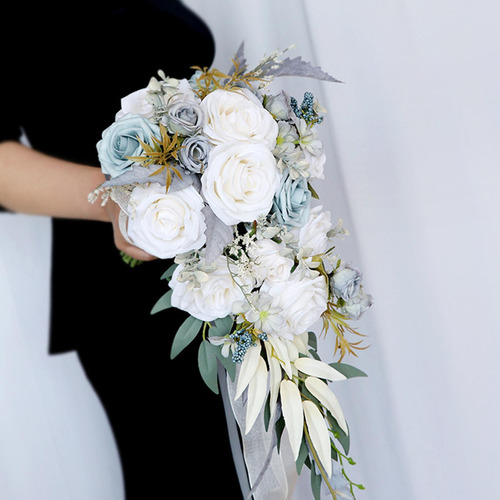 Ramo De Boda, Ramo De Flores Falsas, Estilo Bohemio,