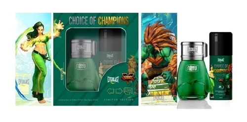 Kit Everlast Choice Of Champions Street Fighter Brasil (perfume