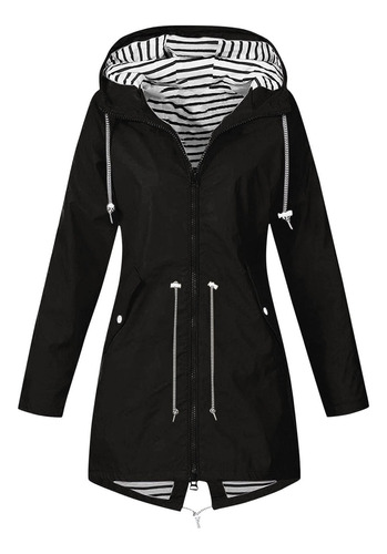 Chaqueta Impermeable Para Mujer, Talla Grande, Impermeable,