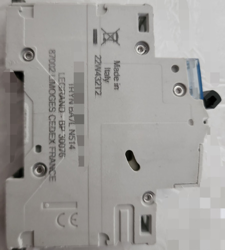 Interruptor Automatico 1p 16a Curva C 25ka Ref 409755 Legran