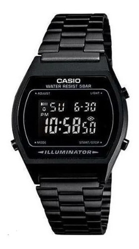 Reloj Casio B640 Retro Hombre Negro Full