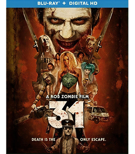 31 Rob Zombie Pelicula Blu-ray + Copia Digital Hd