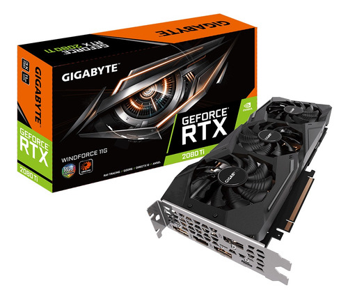 Placa de video Nvidia Gigabyte Windforce GeForce RTX 20 Series RTX 2080 Ti 11GB