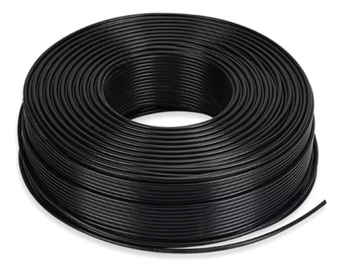Cable Cordón Eléctrico 100mts 2x0,75mm² (20awg) Negro 500v 