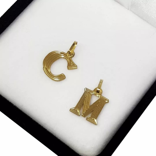 Dije Letra Inicial Oro 18 K Kendra Joyas