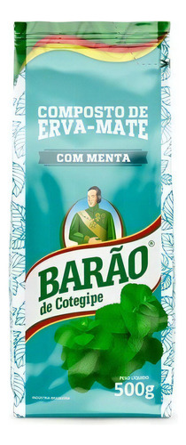 Erva-mate Barão de Cotegipe com menta sem glúten 500 g