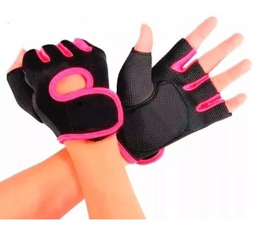 Par Guantes Para Entrenamiento Deportes Velcro 