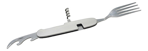Utensilios De Acampada 5 En 1, Tenedor De Acero Inoxidable,