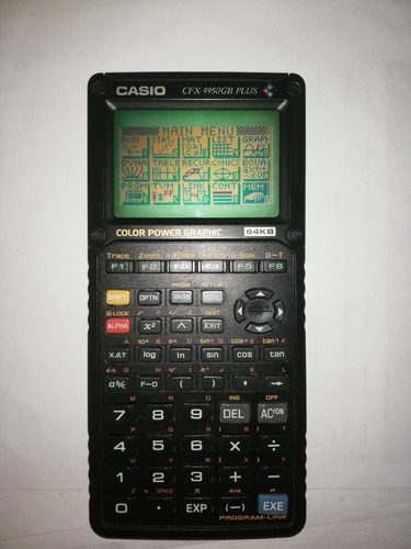 Calculadora Vintage Casio Cfx-9950plus Color Gráfica 