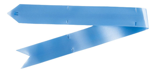 Moño Liston Decoración Liso Abanico Mediano 50 Pzas Celosa Color Azul cielo
