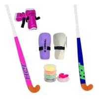 Comprar Palo De Hockey Jdh + Prot Bucal + Canilleras Jr Hockey House