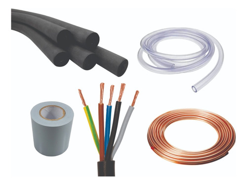Kit Instalación Aire Acond. Split Hasta 3000 2m Con Mensula