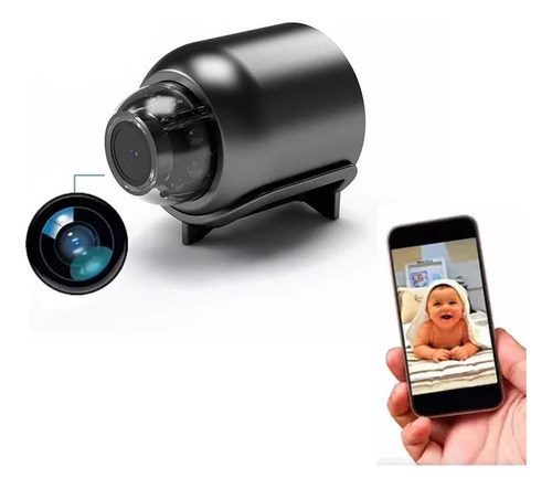 Mini Cámara Wifi Hd 1080p Nanny Hidden Spy Camera.