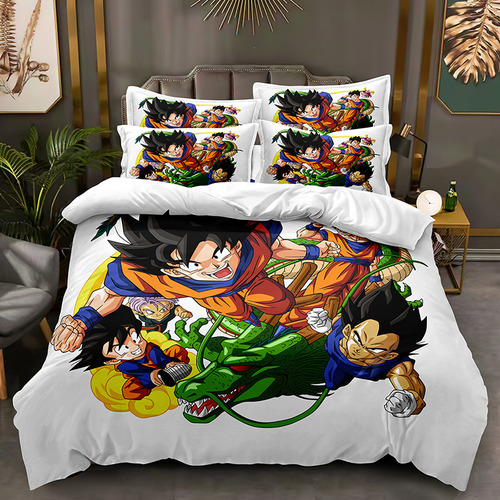 Funda De Edredón Anime Dragon Ball, Juego De Ropa De Cama In