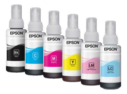 Botella Tinta Epson 673 Original Cada Color 70 Ml  Wis