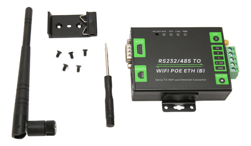 Adaptador Serie Rs485 A Ethernet Rs232 Wifi Poe Server