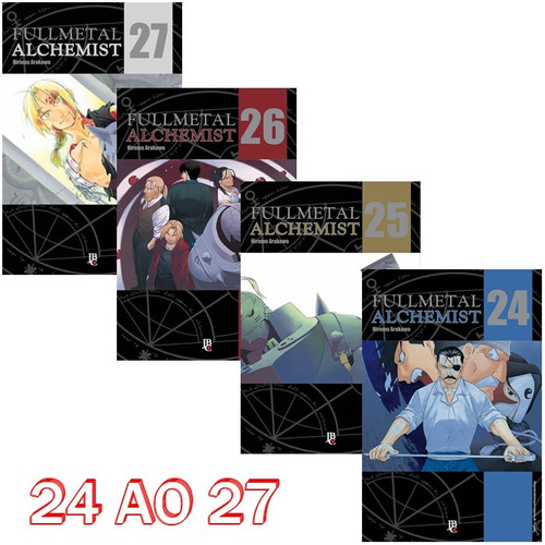 Fullmetal Alchemist 24 Ao 27 Edição De Luxo! Jbc! Lacrado