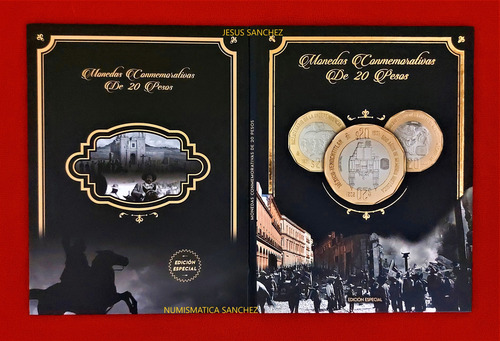 Álbum Para Monedas De 20 Pesos (Usado)
